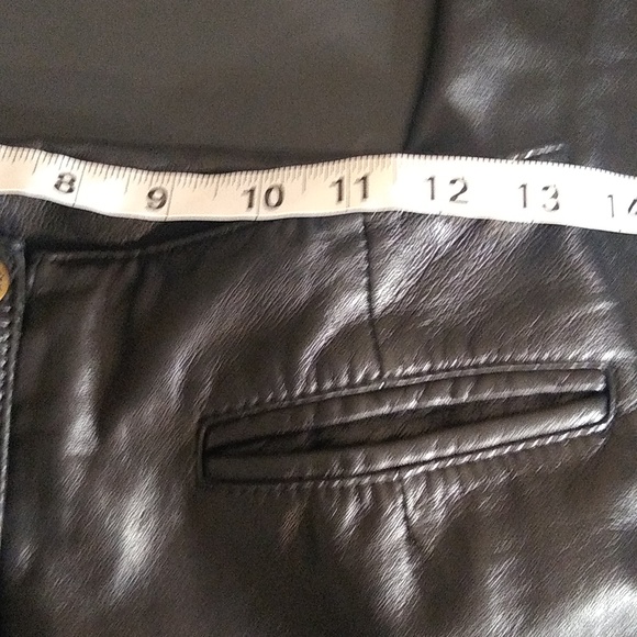 Le Baz vintage lined soft black leather pants size 6 - Picture 3 of 8